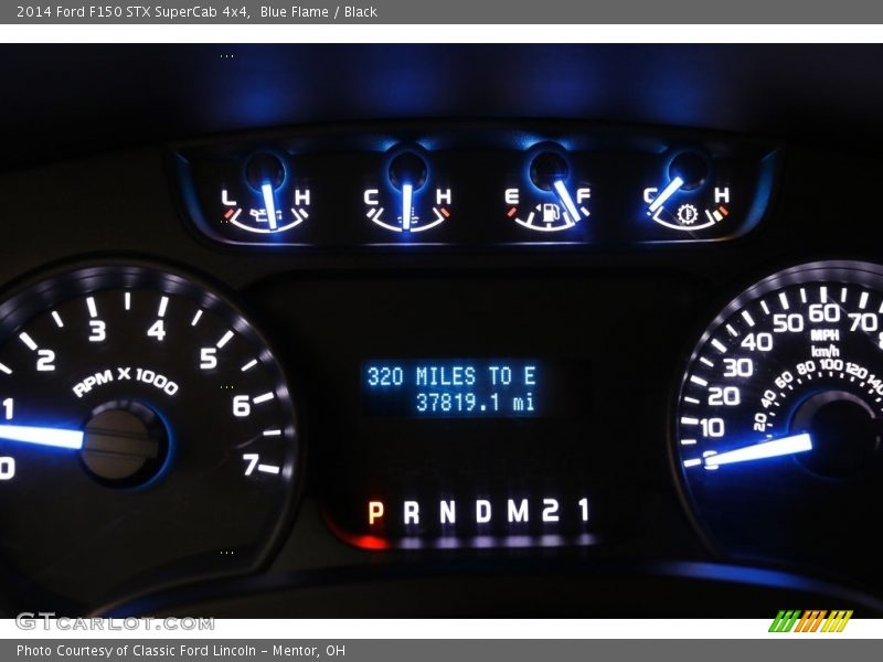 Blue Flame / Black 2014 Ford F150 STX SuperCab 4x4