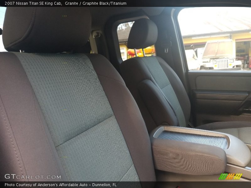Granite / Graphite Black/Titanium 2007 Nissan Titan SE King Cab