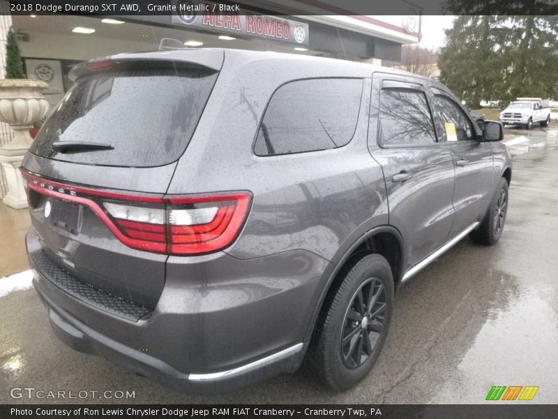 Granite Metallic / Black 2018 Dodge Durango SXT AWD