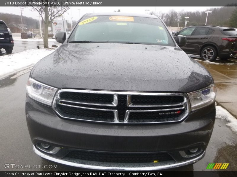 Granite Metallic / Black 2018 Dodge Durango SXT AWD