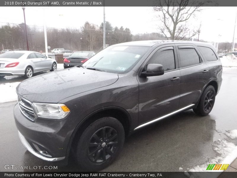 Granite Metallic / Black 2018 Dodge Durango SXT AWD