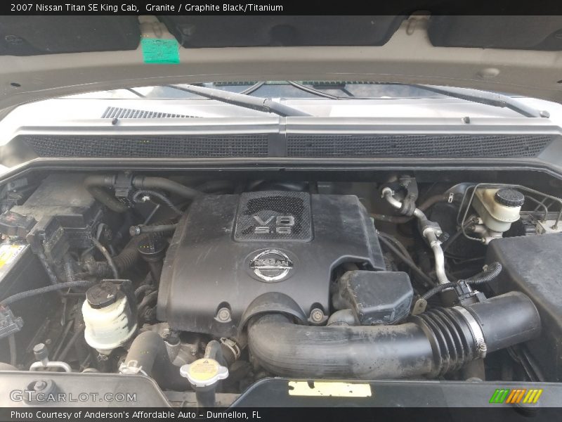 Granite / Graphite Black/Titanium 2007 Nissan Titan SE King Cab