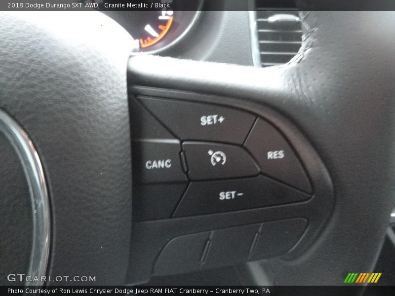 Granite Metallic / Black 2018 Dodge Durango SXT AWD