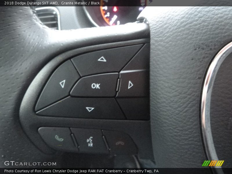 Granite Metallic / Black 2018 Dodge Durango SXT AWD