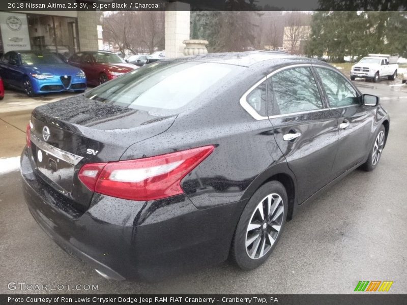Super Black / Charcoal 2018 Nissan Altima 2.5 SV