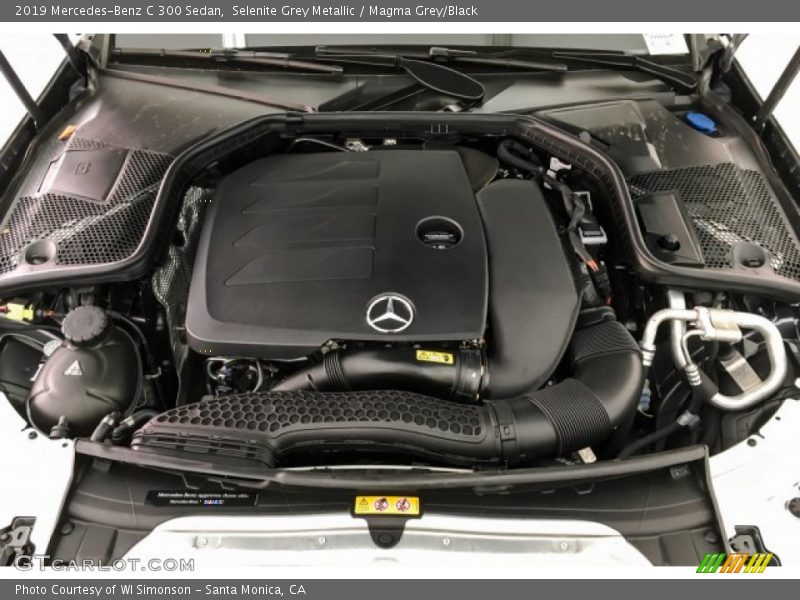 Selenite Grey Metallic / Magma Grey/Black 2019 Mercedes-Benz C 300 Sedan