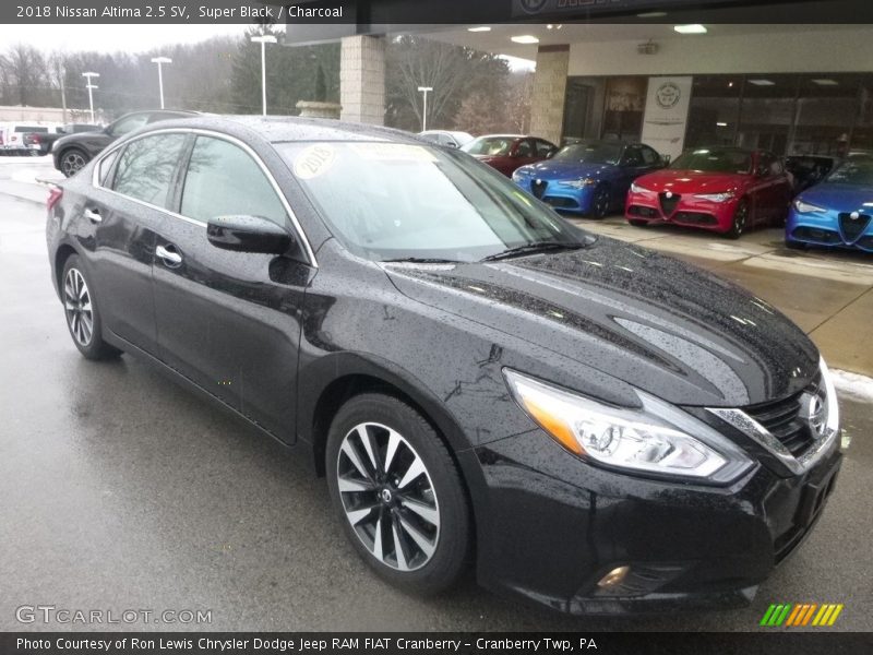 Super Black / Charcoal 2018 Nissan Altima 2.5 SV