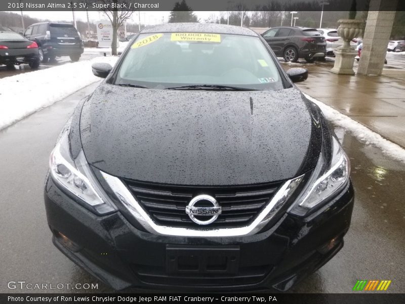 Super Black / Charcoal 2018 Nissan Altima 2.5 SV