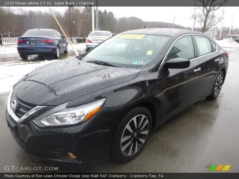 Super Black / Charcoal 2018 Nissan Altima 2.5 SV