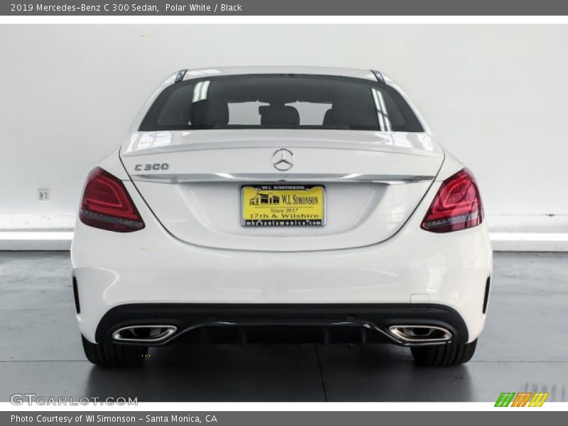 Polar White / Black 2019 Mercedes-Benz C 300 Sedan