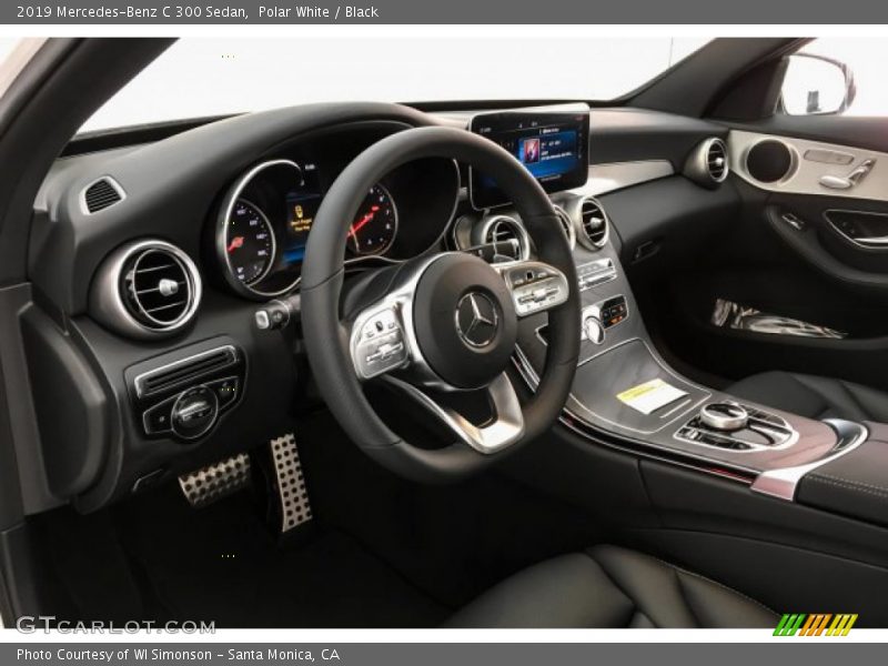 Polar White / Black 2019 Mercedes-Benz C 300 Sedan