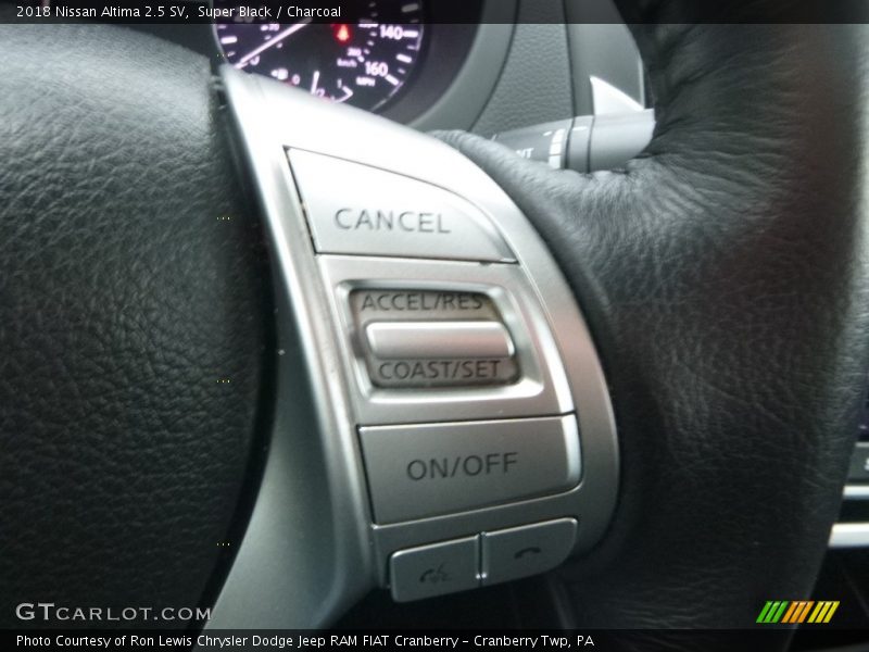 Super Black / Charcoal 2018 Nissan Altima 2.5 SV