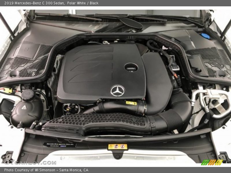 Polar White / Black 2019 Mercedes-Benz C 300 Sedan