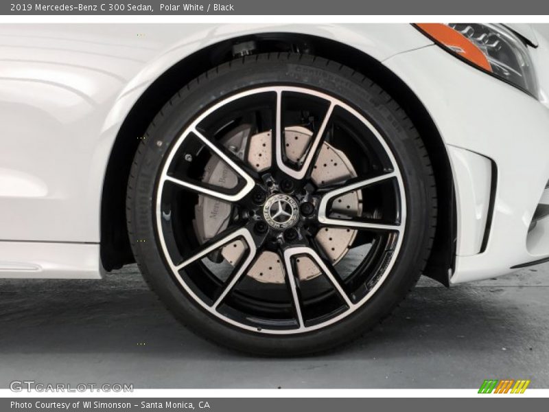 Polar White / Black 2019 Mercedes-Benz C 300 Sedan