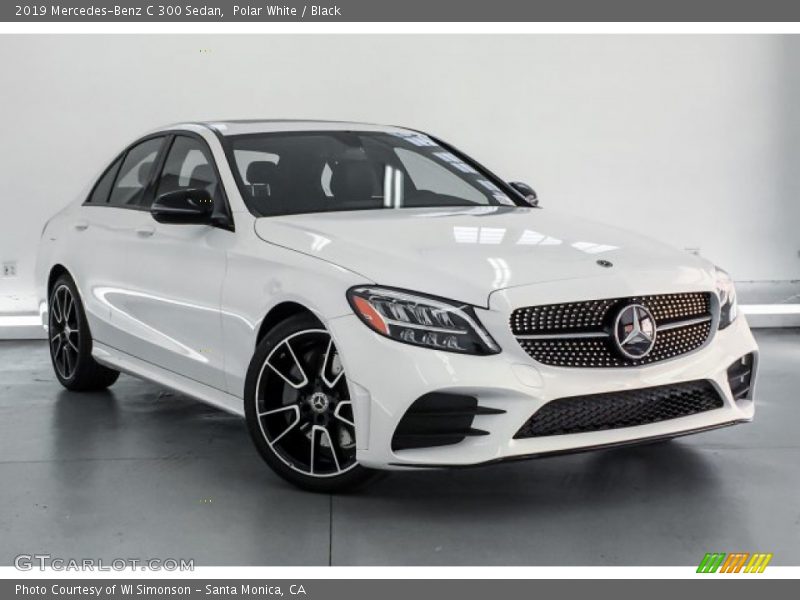 Polar White / Black 2019 Mercedes-Benz C 300 Sedan