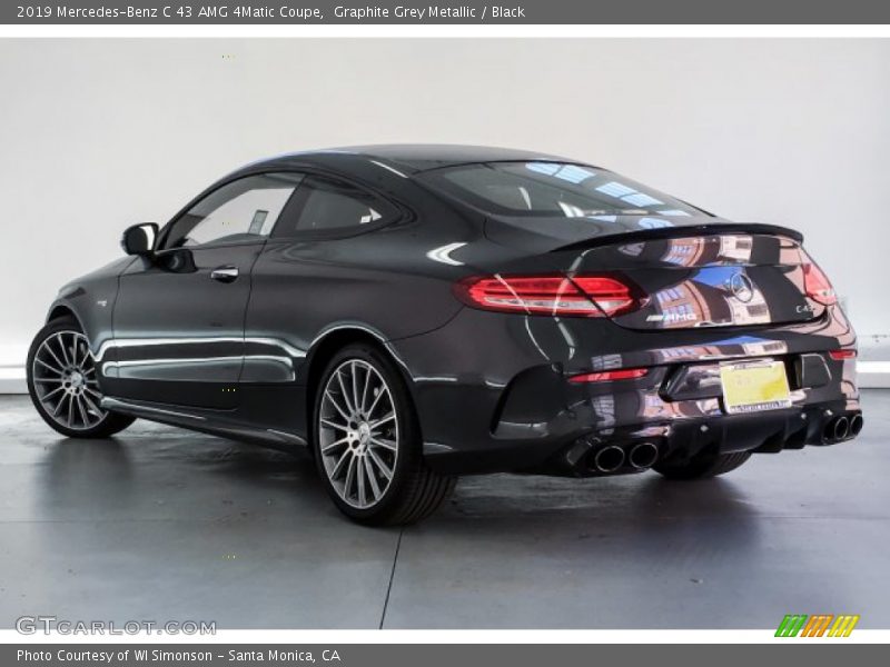 Graphite Grey Metallic / Black 2019 Mercedes-Benz C 43 AMG 4Matic Coupe