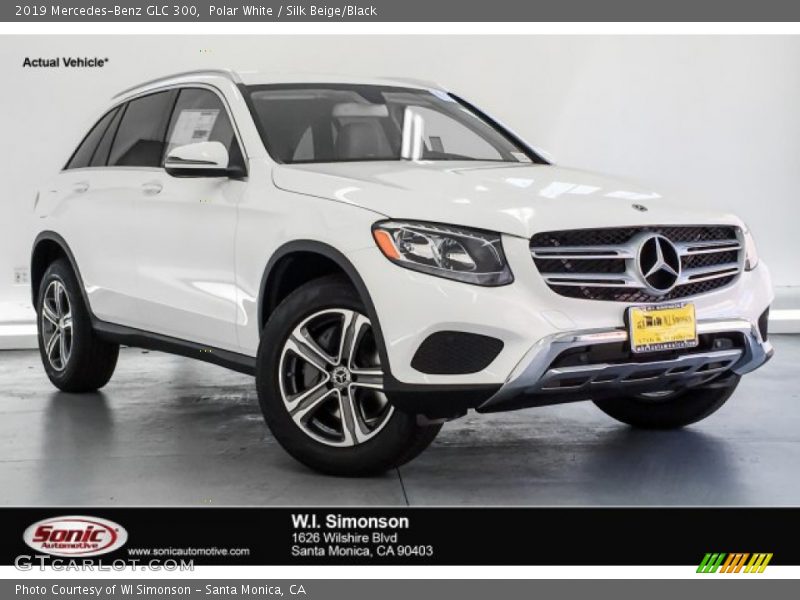 Polar White / Silk Beige/Black 2019 Mercedes-Benz GLC 300