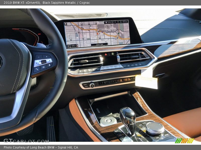 Black Sapphire Metallic / Cognac 2019 BMW X5 xDrive40i