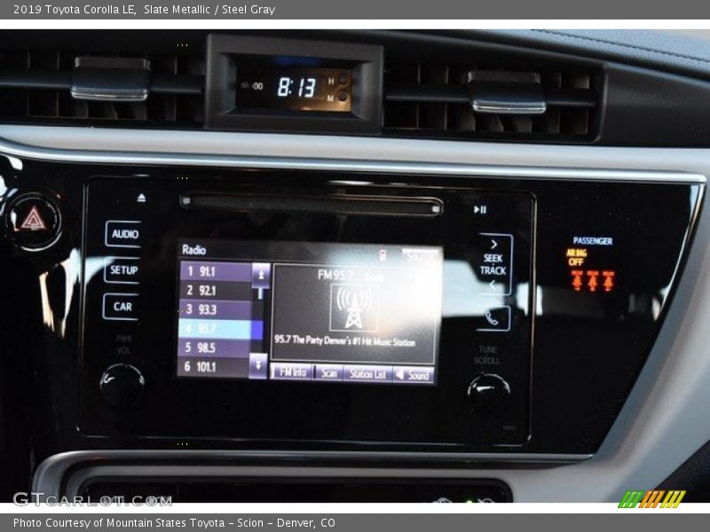 Slate Metallic / Steel Gray 2019 Toyota Corolla LE