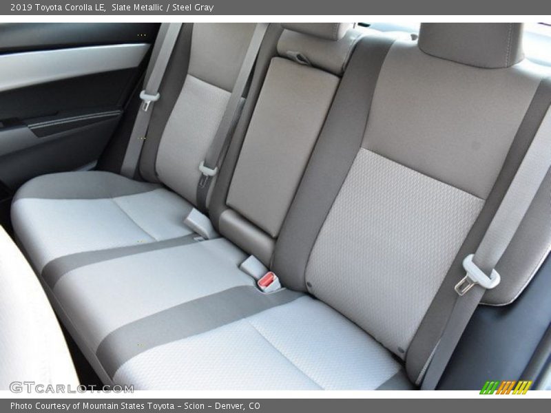 Rear Seat of 2019 Corolla LE