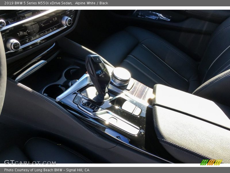 Alpine White / Black 2019 BMW 5 Series M550i xDrive Sedan