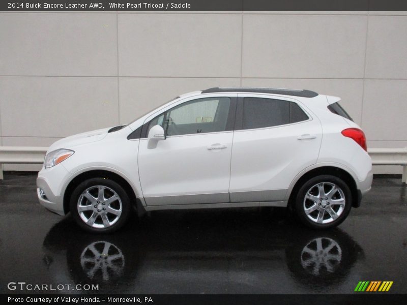 White Pearl Tricoat / Saddle 2014 Buick Encore Leather AWD