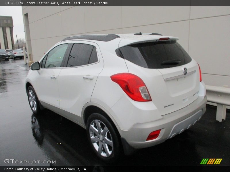 White Pearl Tricoat / Saddle 2014 Buick Encore Leather AWD