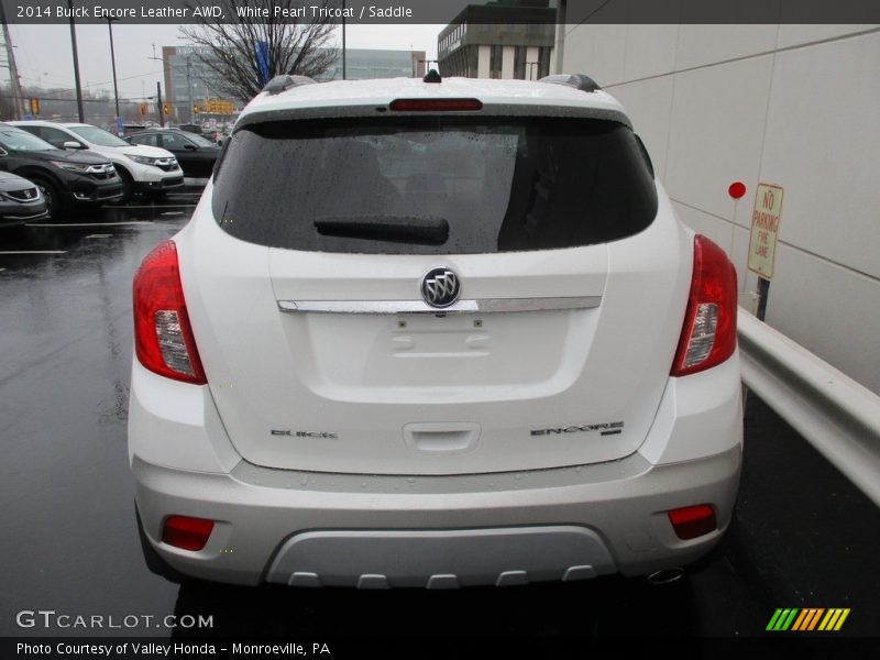 White Pearl Tricoat / Saddle 2014 Buick Encore Leather AWD