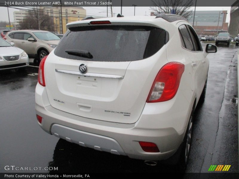 White Pearl Tricoat / Saddle 2014 Buick Encore Leather AWD