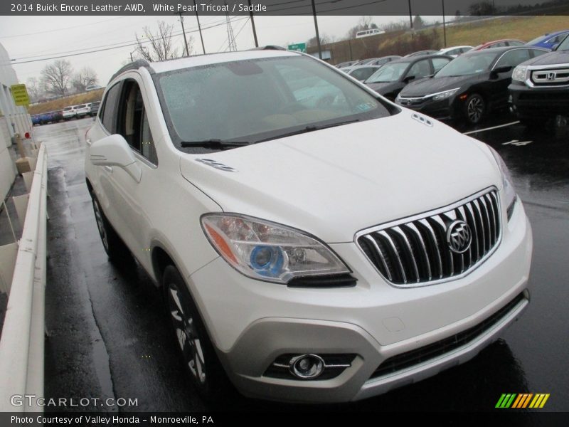 White Pearl Tricoat / Saddle 2014 Buick Encore Leather AWD
