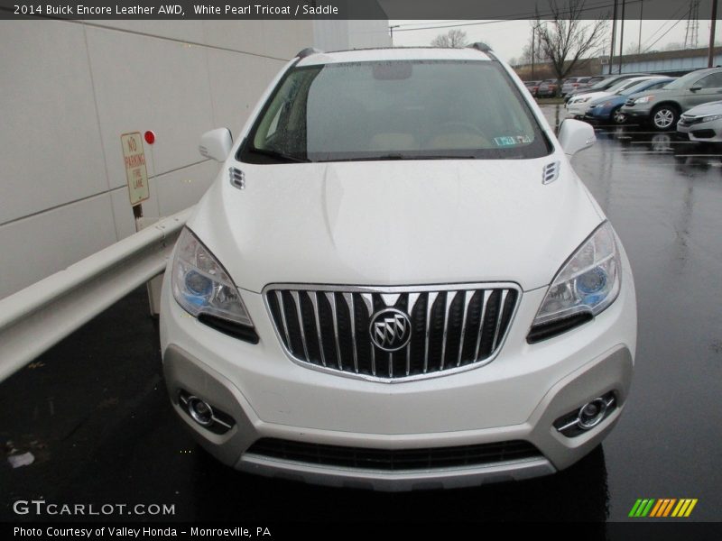 White Pearl Tricoat / Saddle 2014 Buick Encore Leather AWD