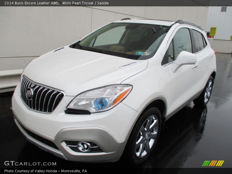 White Pearl Tricoat / Saddle 2014 Buick Encore Leather AWD
