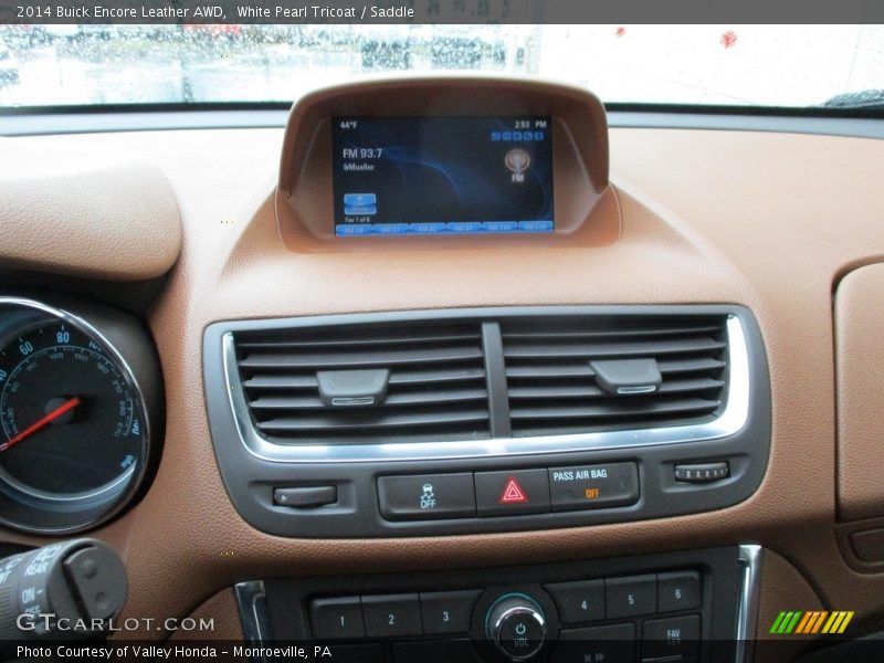 White Pearl Tricoat / Saddle 2014 Buick Encore Leather AWD