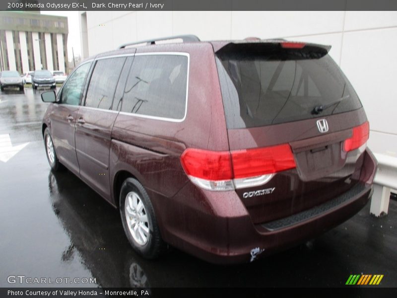 Dark Cherry Pearl / Ivory 2009 Honda Odyssey EX-L