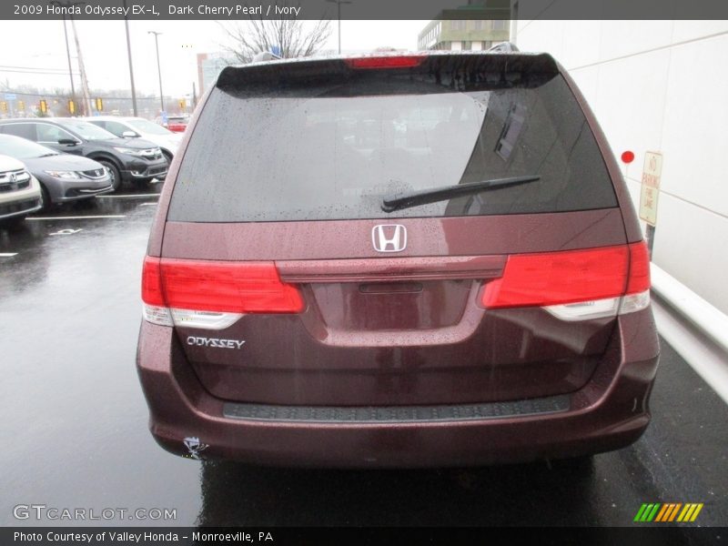 Dark Cherry Pearl / Ivory 2009 Honda Odyssey EX-L