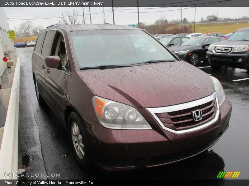 Dark Cherry Pearl / Ivory 2009 Honda Odyssey EX-L