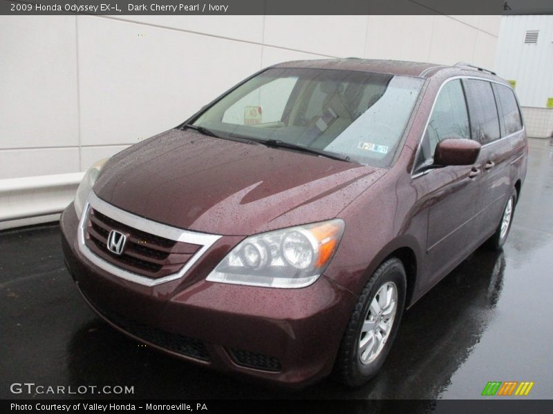 Dark Cherry Pearl / Ivory 2009 Honda Odyssey EX-L