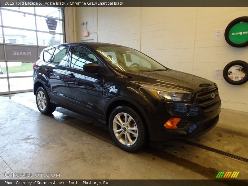 Agate Black / Chromite Gray/Charcoal Black 2019 Ford Escape S