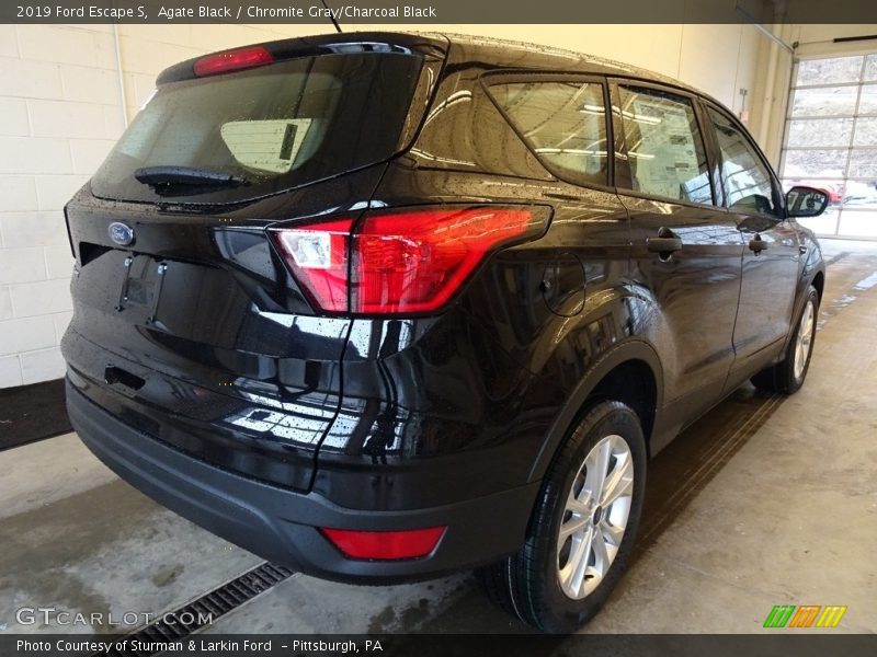 Agate Black / Chromite Gray/Charcoal Black 2019 Ford Escape S