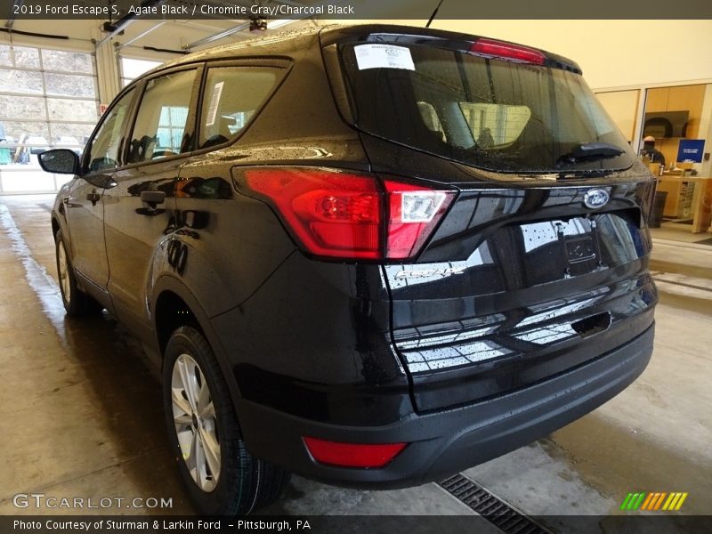 Agate Black / Chromite Gray/Charcoal Black 2019 Ford Escape S