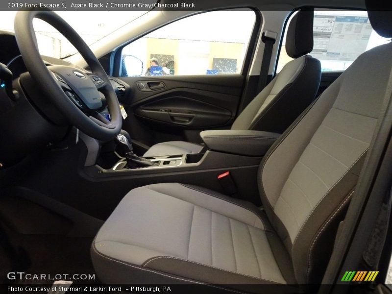 Agate Black / Chromite Gray/Charcoal Black 2019 Ford Escape S