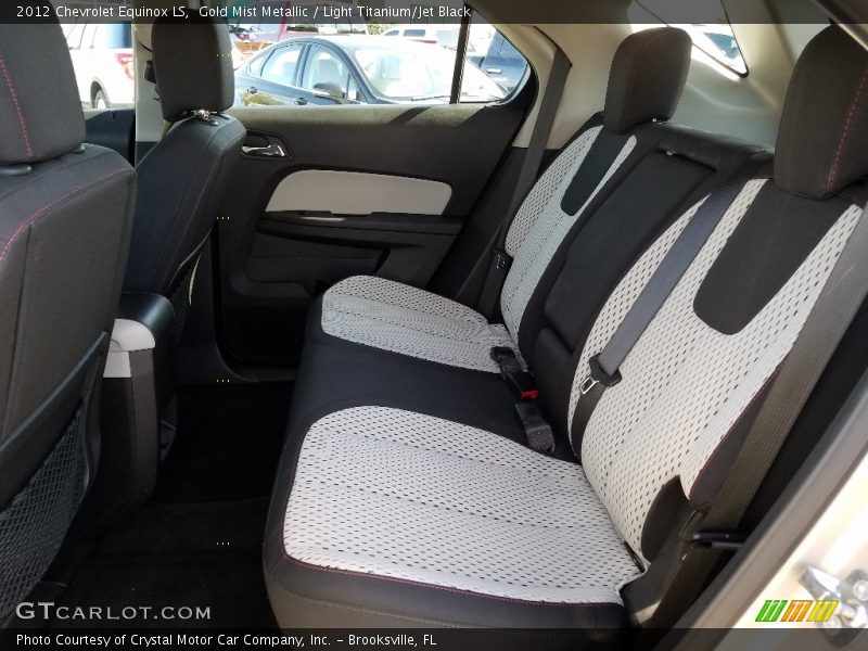 Gold Mist Metallic / Light Titanium/Jet Black 2012 Chevrolet Equinox LS