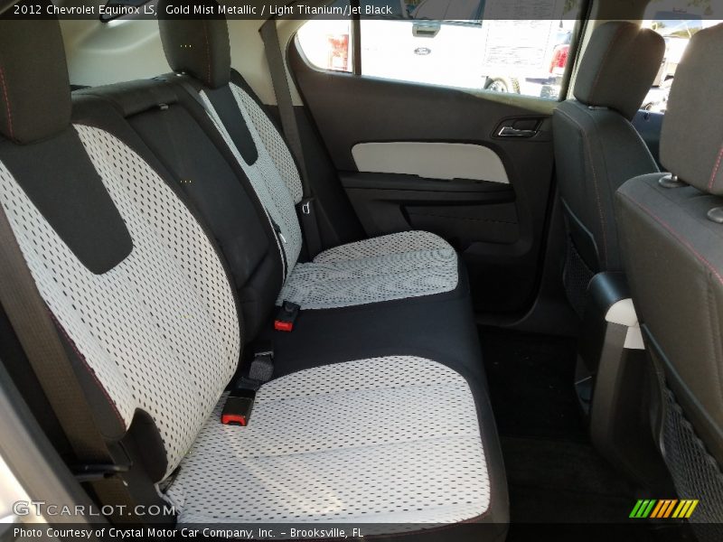 Gold Mist Metallic / Light Titanium/Jet Black 2012 Chevrolet Equinox LS