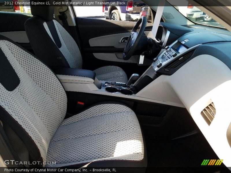 Gold Mist Metallic / Light Titanium/Jet Black 2012 Chevrolet Equinox LS