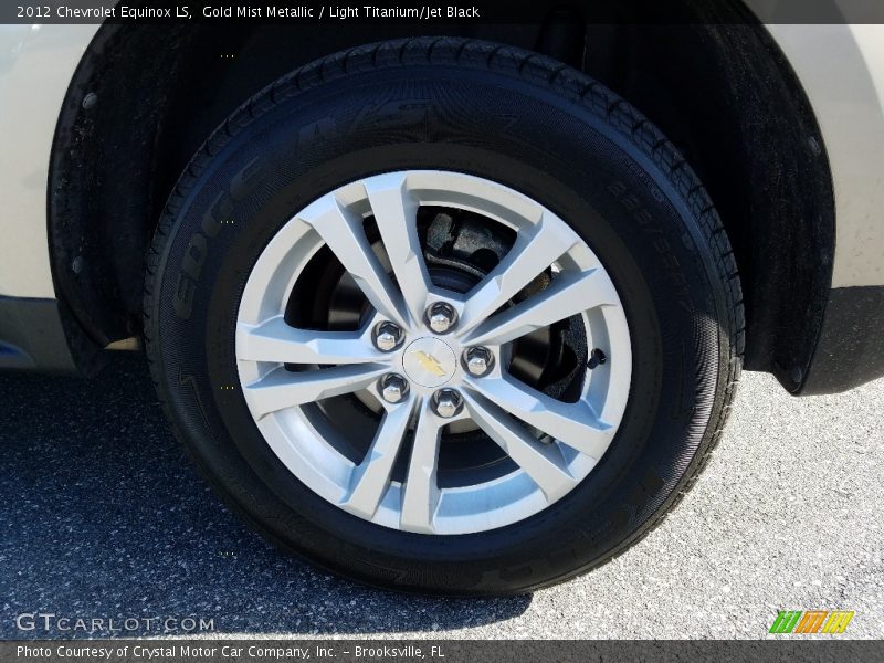 Gold Mist Metallic / Light Titanium/Jet Black 2012 Chevrolet Equinox LS