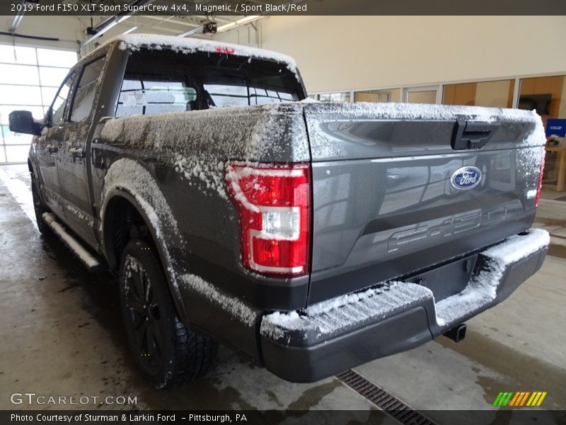 Magnetic / Sport Black/Red 2019 Ford F150 XLT Sport SuperCrew 4x4
