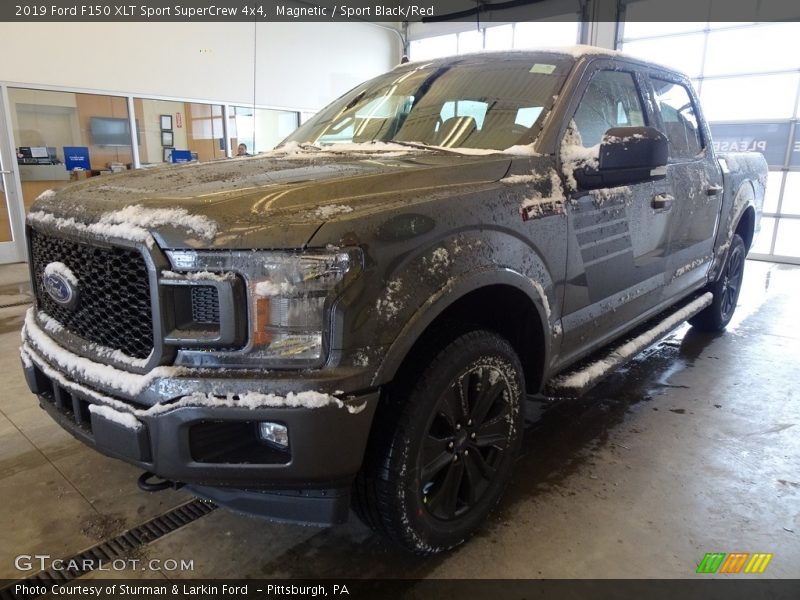 Magnetic / Sport Black/Red 2019 Ford F150 XLT Sport SuperCrew 4x4