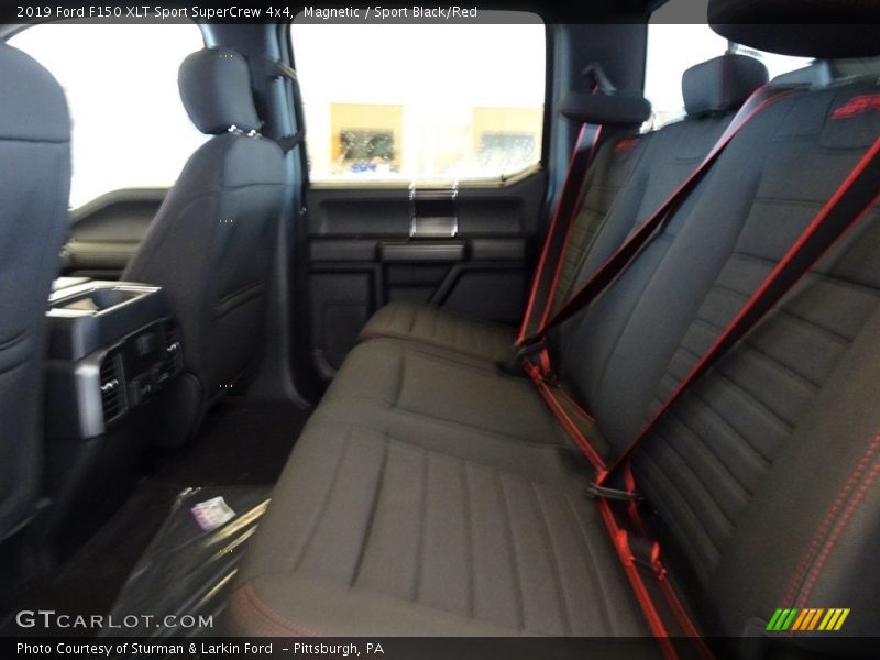 Magnetic / Sport Black/Red 2019 Ford F150 XLT Sport SuperCrew 4x4