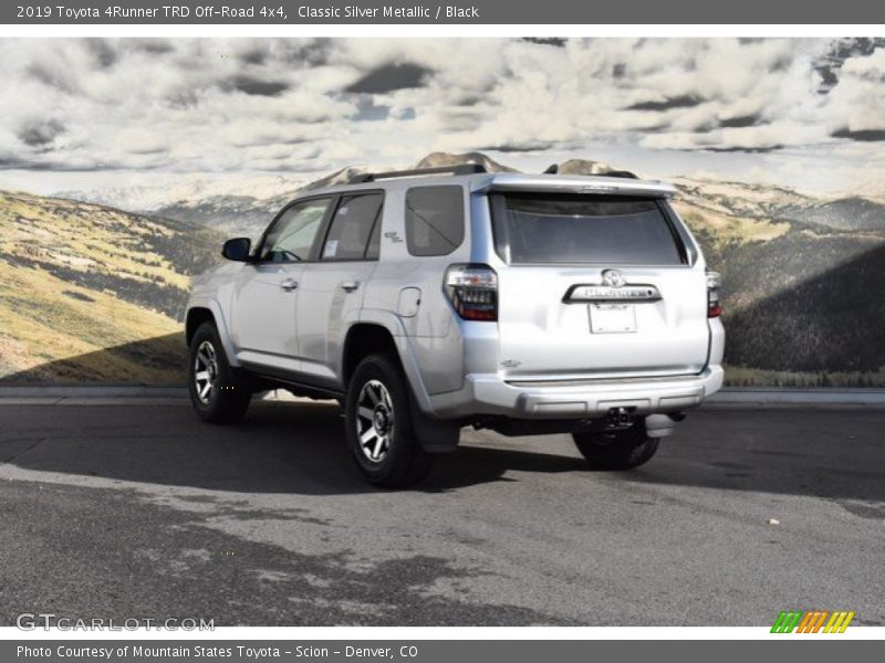 Classic Silver Metallic / Black 2019 Toyota 4Runner TRD Off-Road 4x4