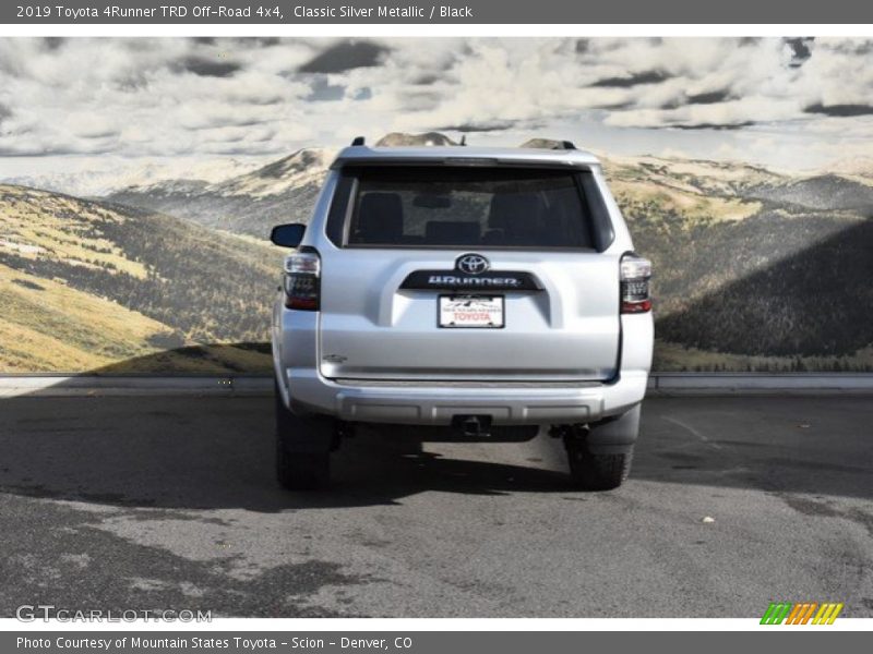 Classic Silver Metallic / Black 2019 Toyota 4Runner TRD Off-Road 4x4